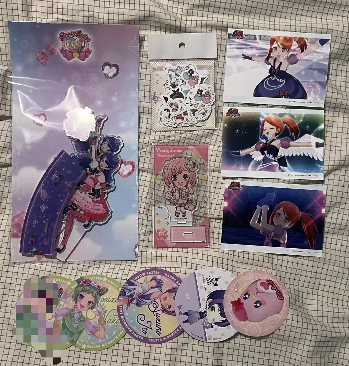 Prism Stone Goods Doll Bibi Postcard Memory Pass Storage Box Mirror Keyring Can Badge