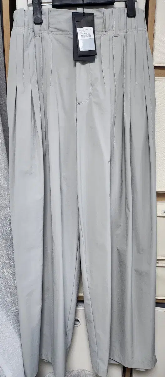 Songzio Homme 25ss Poly Dart Wide Pants Gray