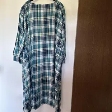 네스트로브 nest Robe 린넨 마드라스 체크 돌먼 원피스