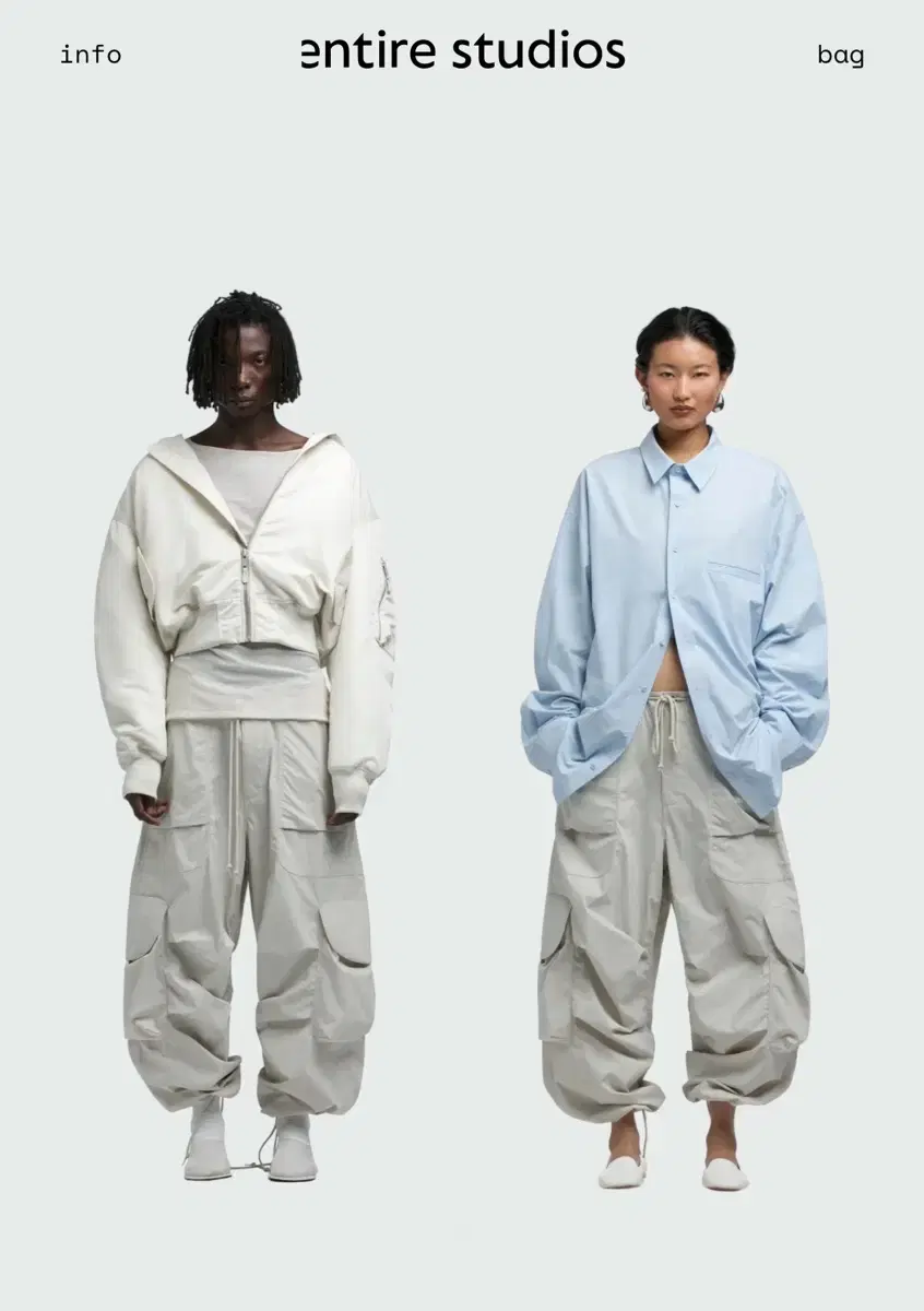 Entire Studios Freight Cargo Pants Paper