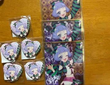 비밀의 아이프리 치 DMM 복권 마루쿠지 캔뱃지 색지 아크링 키링