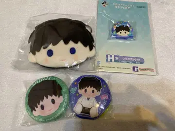 에반게리온 중국 한정판 제일복권 캔뱃지 파우치 이카리 신지