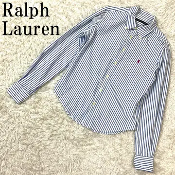 Ralph Lauren 랄프 로렌 스트라이프 셔츠 블루 9 B290