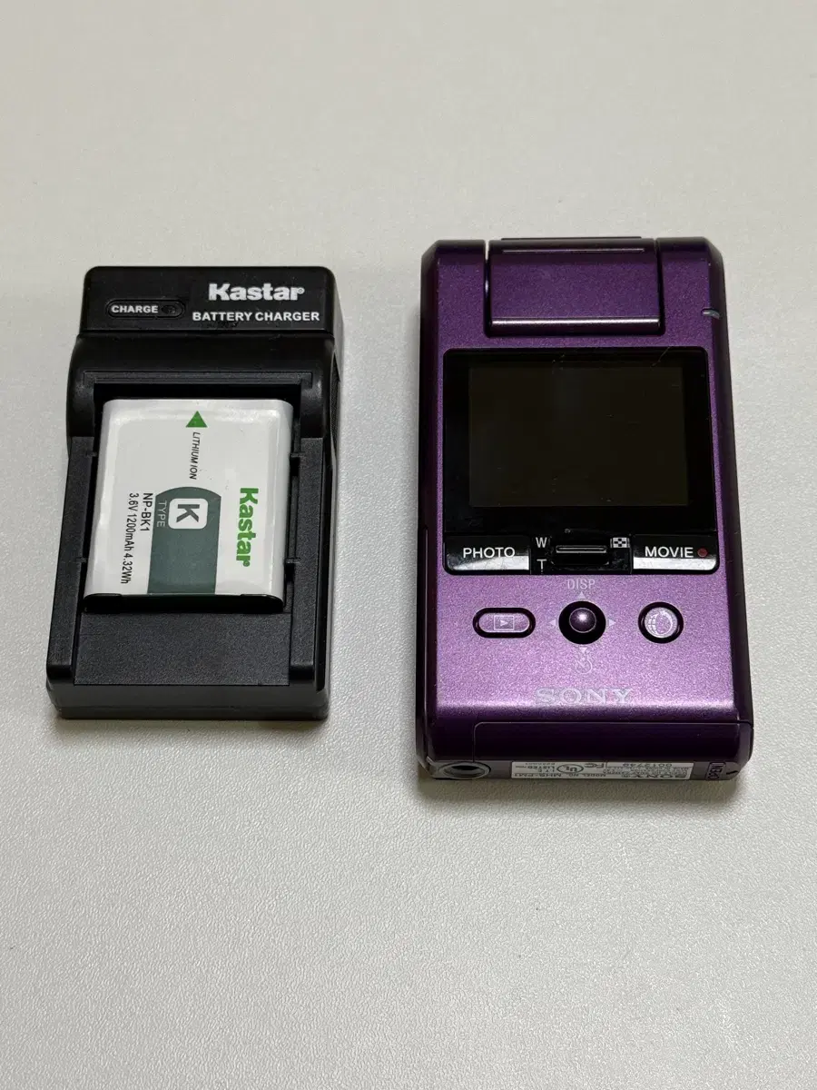 Selling Sony MHS-PM1 purple digital camera