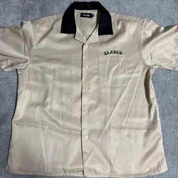 xlarge 자수 반팔 셔츠