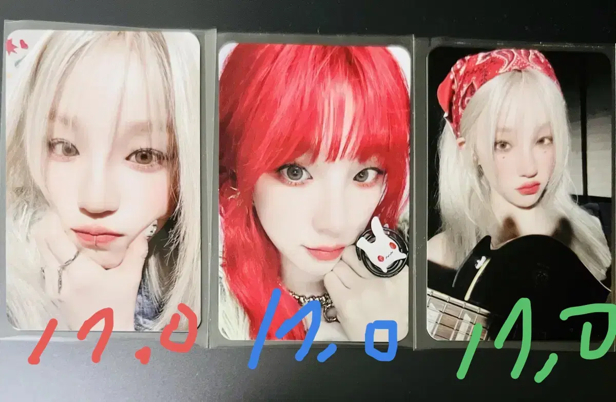 yuqi 여자 아이들 우기 hello82 특전 포카 wts pcs