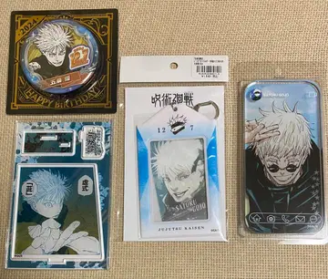 고죠 사토루 생일 캔뱃지 명장면 디오라마 피규어 스마트 블록