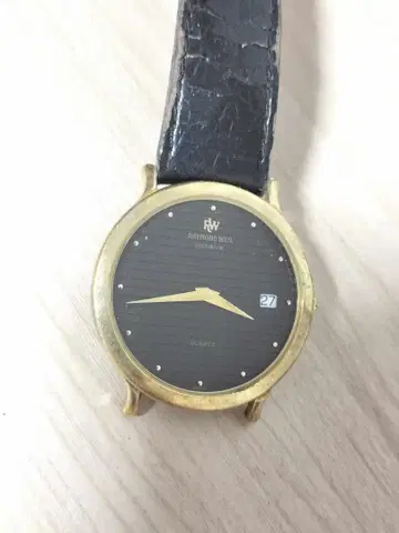 사용 중 제품 RAYMOND WEIL GENEVE 18K 골드 플레이트