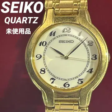 미사용 SEIKO 쿼츠 배터리 교환 완료 정품 벨트 일본제 손목시계