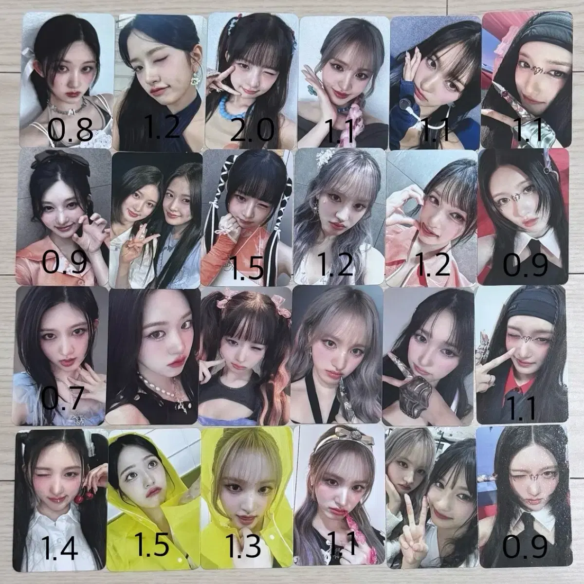아이브 스위치 미공포 포카 럭드 장원영 레이 안유진 리즈 이서 가을 우비