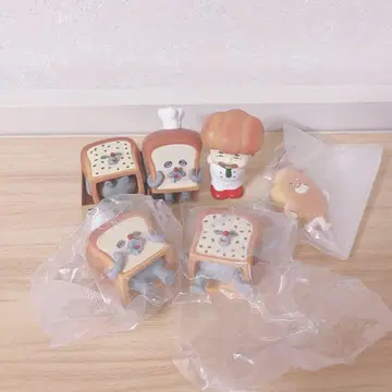 [빵 도둑 피규어] 6종 세트