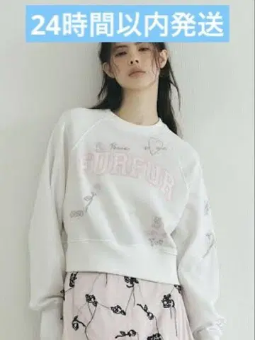 FURFUR [TAPPEI 콜라보] 타투 모티브 맨투맨 WHT