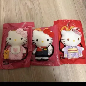 헬로키티 맥도날드 봉제 인형 3개 세트