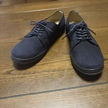 MANEBU HIHIN 마네부 히힌 네이비 스웨이드 40 25.5cm