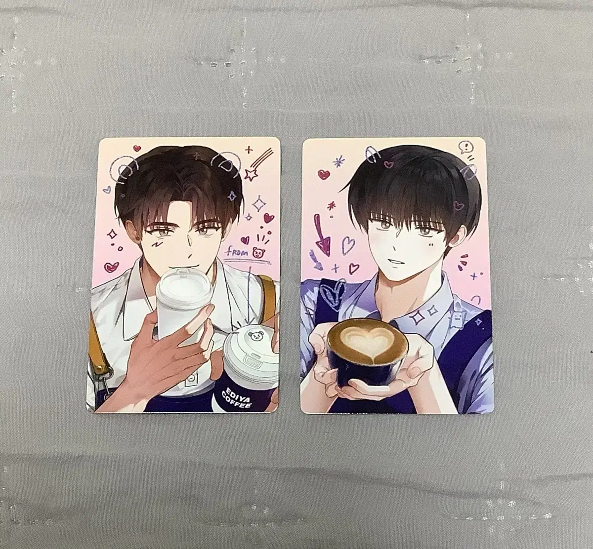 이디야 데못죽 콜라보 포카 포토카드 이세진 배세진