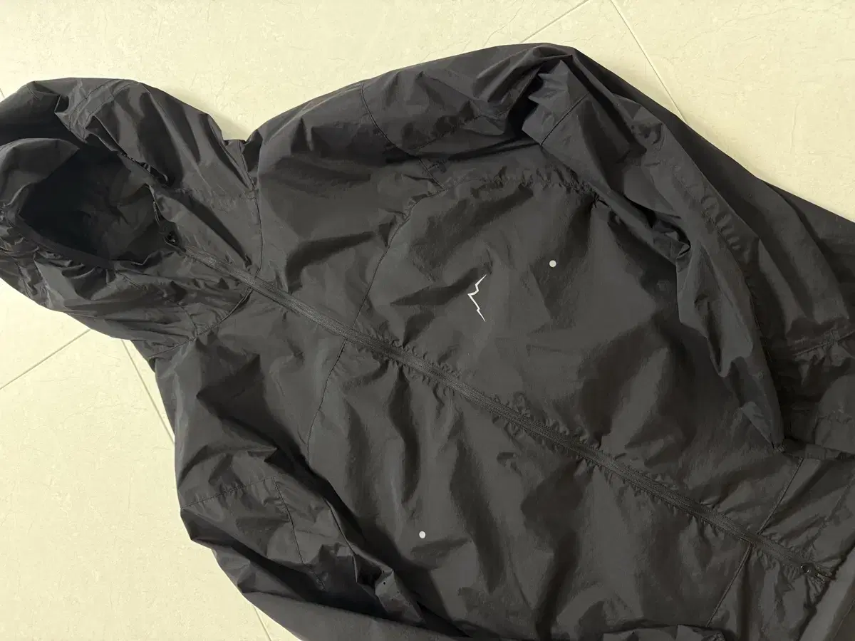 cayl ligjt strech jacket MAN BLACK