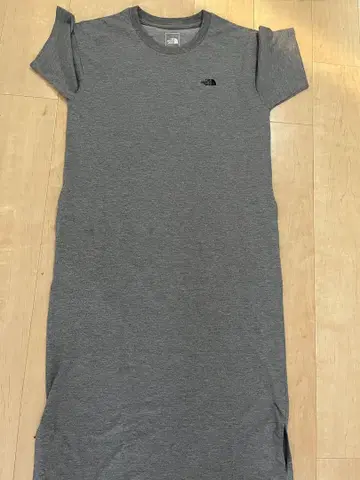 THE NORTH FACE 반팔 롱 원피스 L 그레이