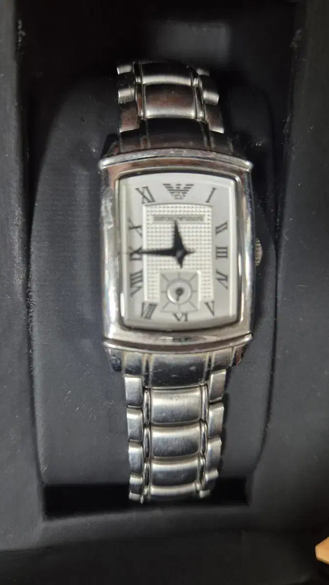Emporio Armani Square Metal Watch