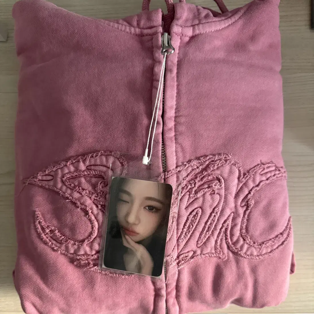 aespa - Pink Hoodie Zip-Up Set [2025 aespa Live Tour 'SYNK