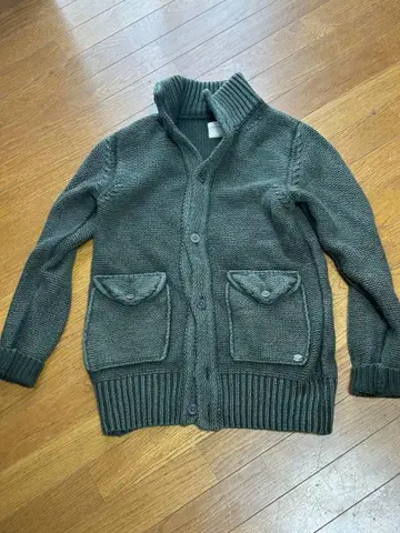 AUTENTIC GAS STYLE 그린 니트 가디건 S 사이즈
