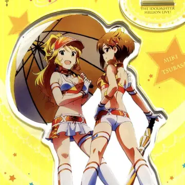 아이돌 마스터 호시이 미키 & 이부키 츠바사 아크릴 스탠드 피규어