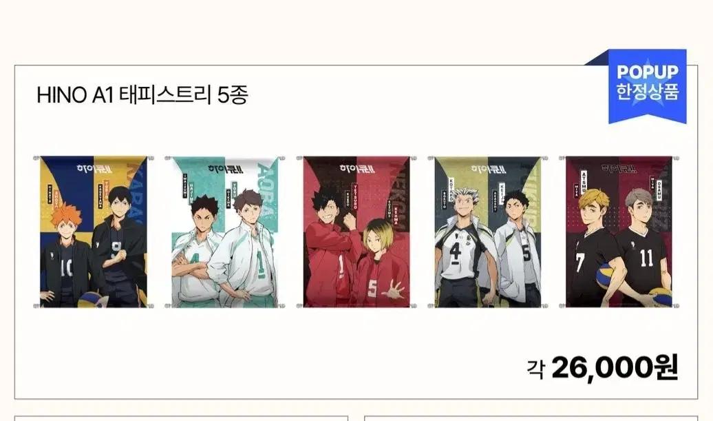 하이큐 HINO A1 후쿠로다니 보쿠토 이와이즈미 태피스트리