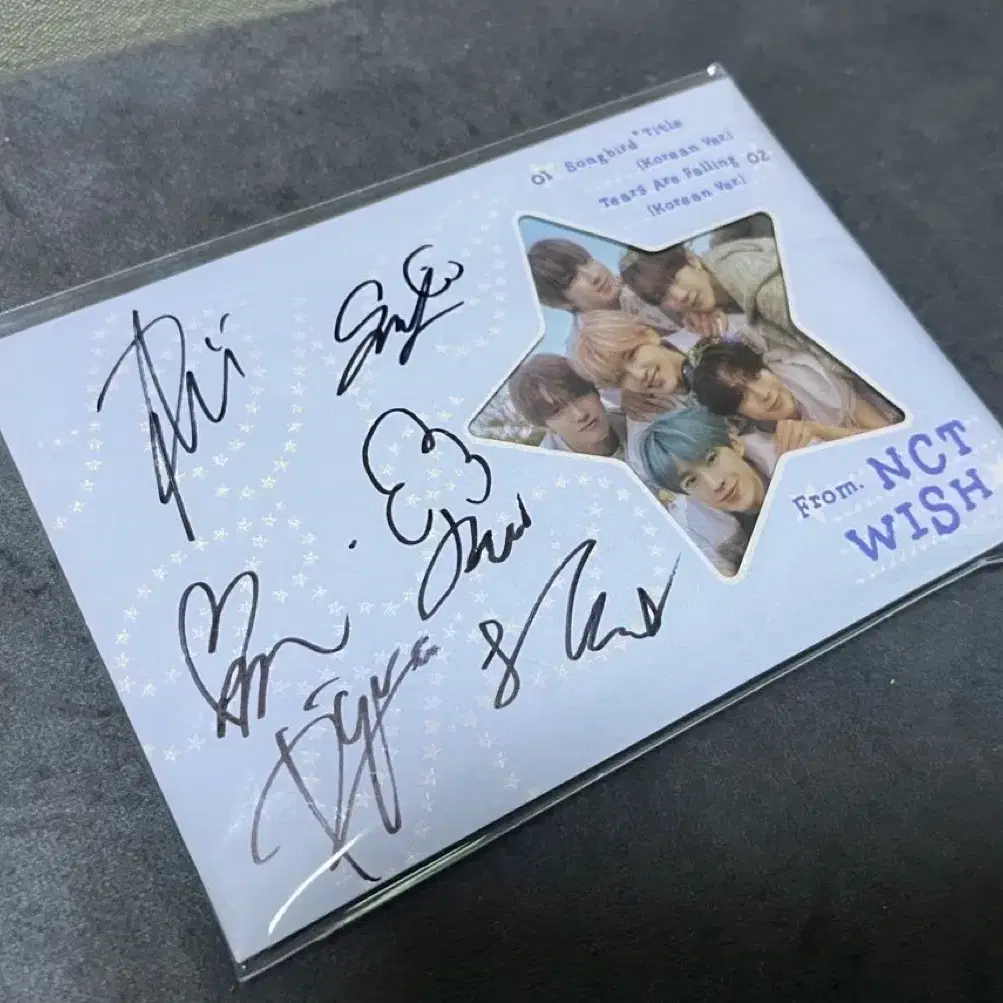 NCT | 엔시티 Nct Wish Songbird Autographed Unsealed Album #엔시티