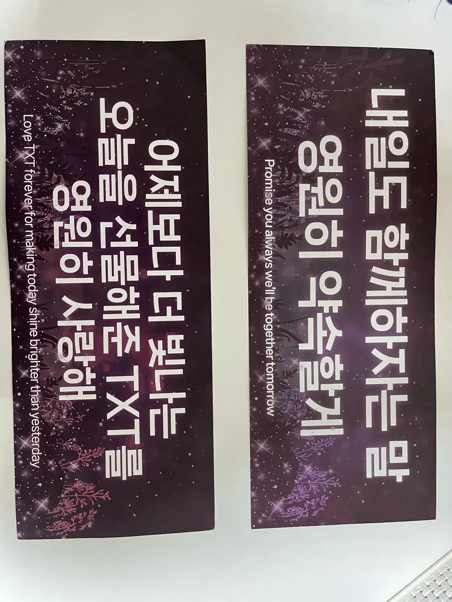 투바투 콘서트 슬로건