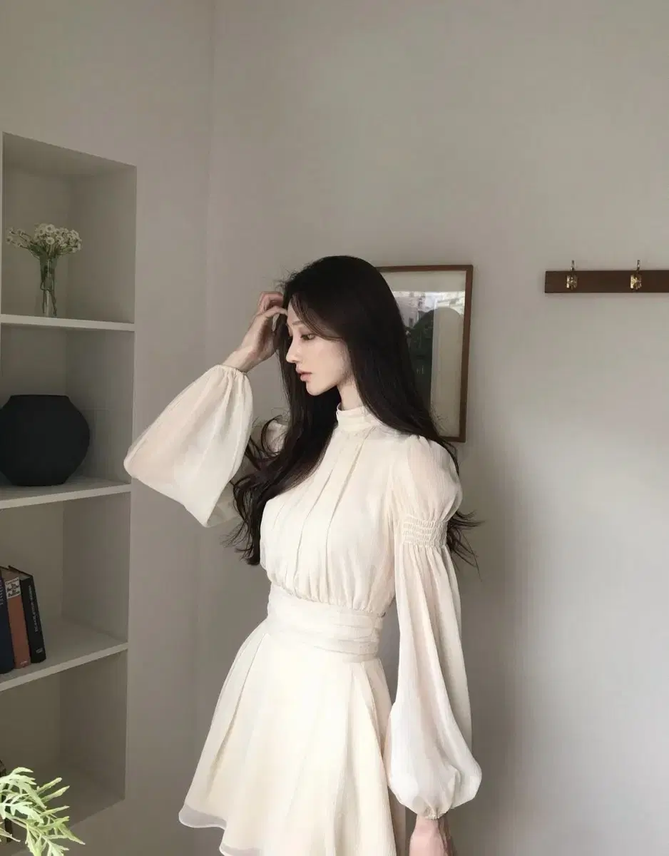 (새상품,택0)라벨르블랑 플루셔링 투피스 M,26