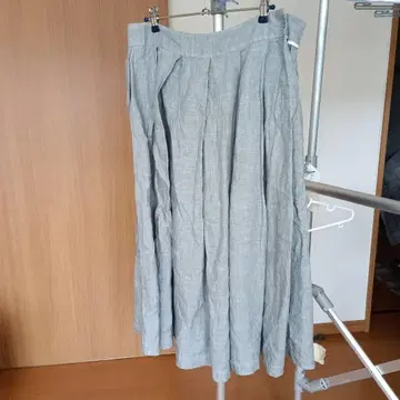 플리츠 롱 스커트 BEAMS L 사이즈
