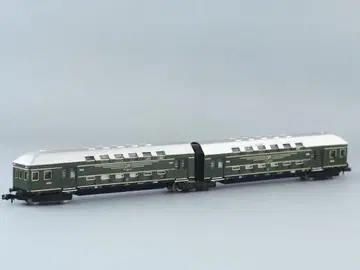 N 게이지 PIKO 2층 여객차 2량 DR 동독 국영 철도