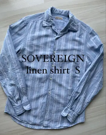 SOVEREIGN 소버린 린넨 셔츠 유나이티드 애로우즈