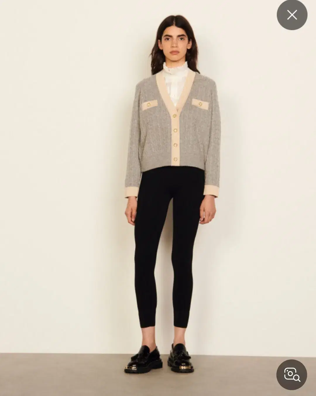 San Cable Knit Cardigan Size 0