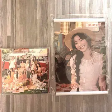 #TWICE5 다현 ec board 혜택 태피스트리 CD 씰 포함