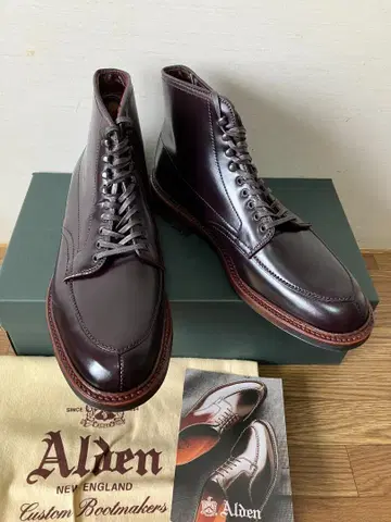 ALDEN 알든 D9925HC V 칩 부츠 버건디 코도반 8D
