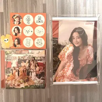 #TWICE5 지효 ec board 혜택 태피스트리 CD 씰 포함