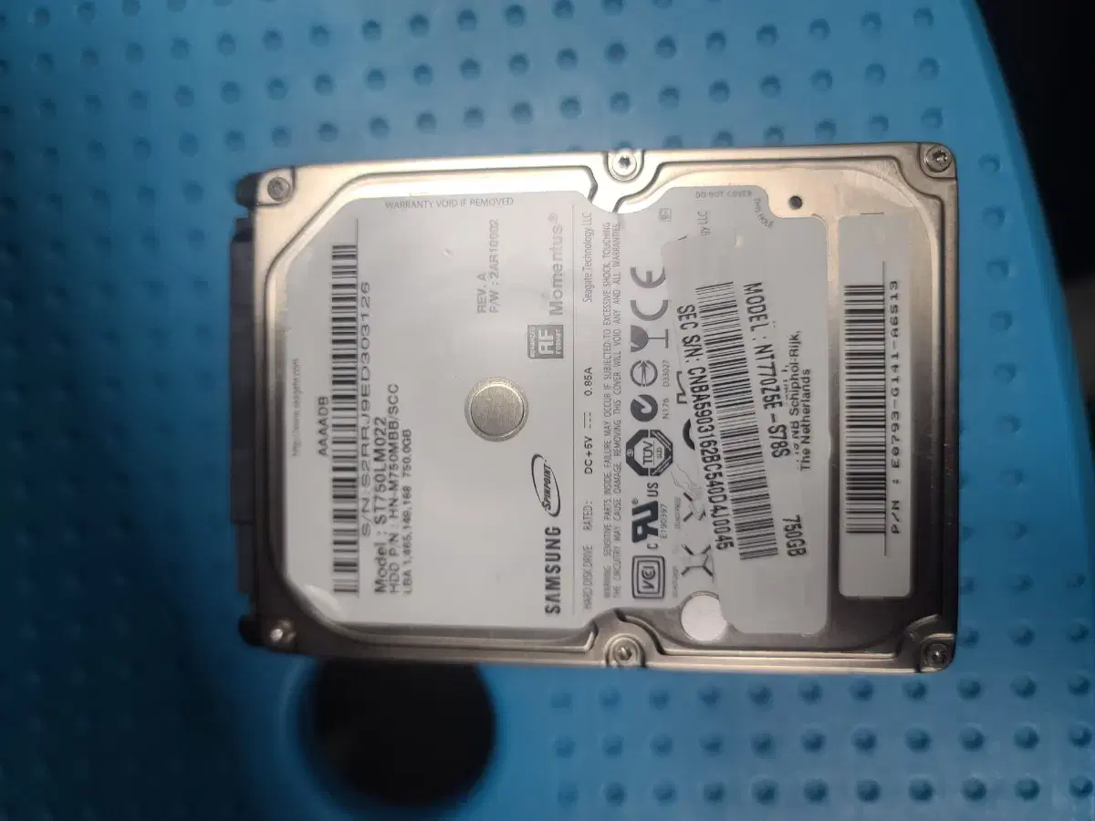 Laptop HDD 2.5 inch 750 g 5EA
