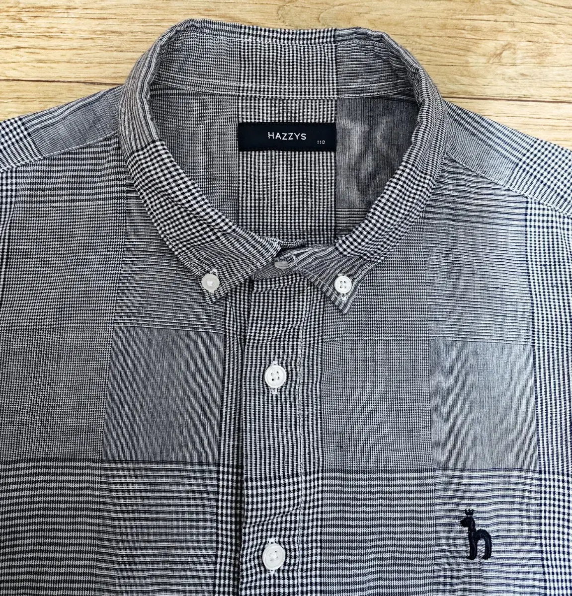 (Men's 105) 21SS Hazzys Linen Short Sleeve Shirt XL