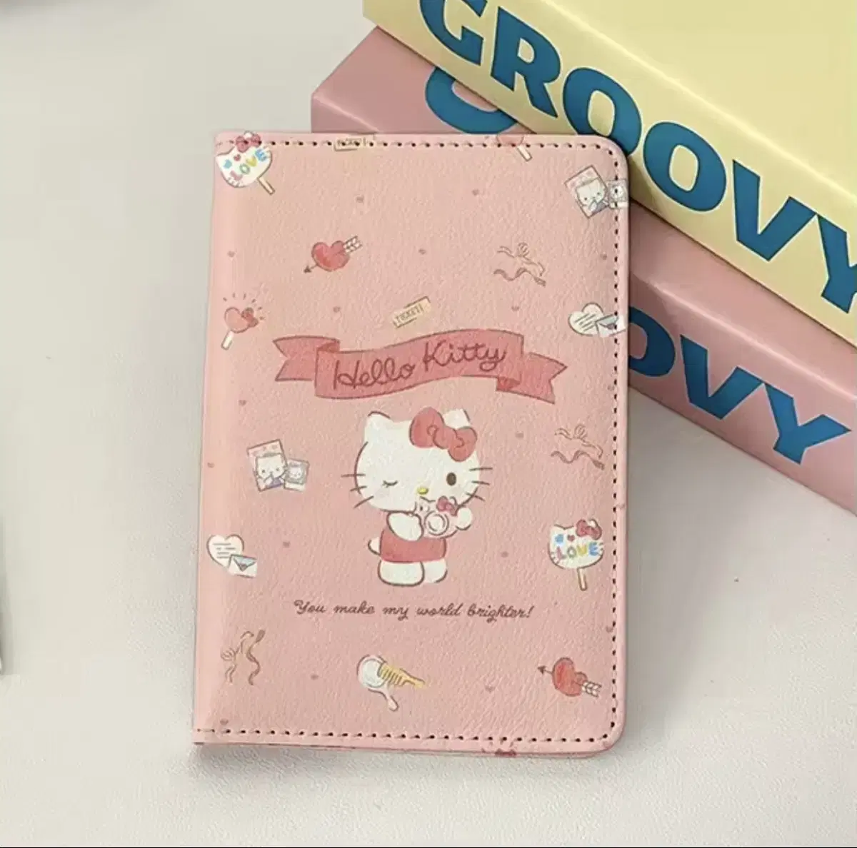 산리오 여권 케이스 여행 지갑