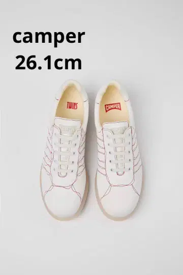 새상품 캠퍼 Twins 트윈스 가죽 스니커즈 남성용 26.1cm