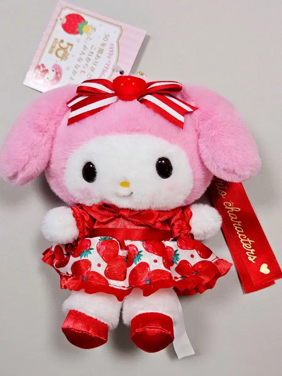 Sanrio Ichigo Shinbun 50zuu Anniversary Series My Melody Mascot
