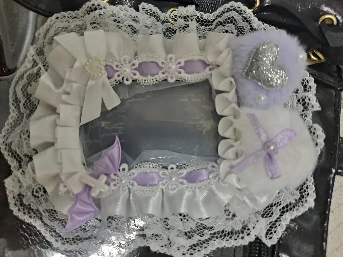 Lace Top Decoration Cat Bora Toploader Poca Holder