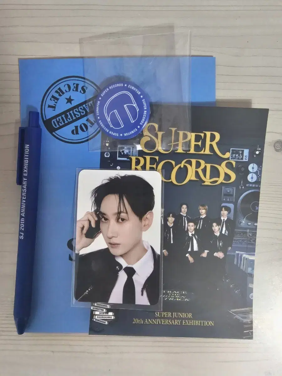 Super Junior Super Records admission full set wts