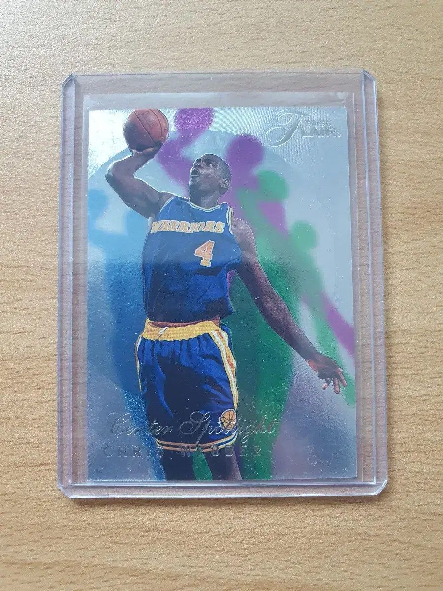 Nba 94-95 Flair Chris Webber Insert Card