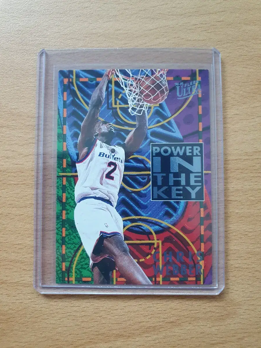 Nba 94-95 Fleer Ultra Chris Webber Insert Card
