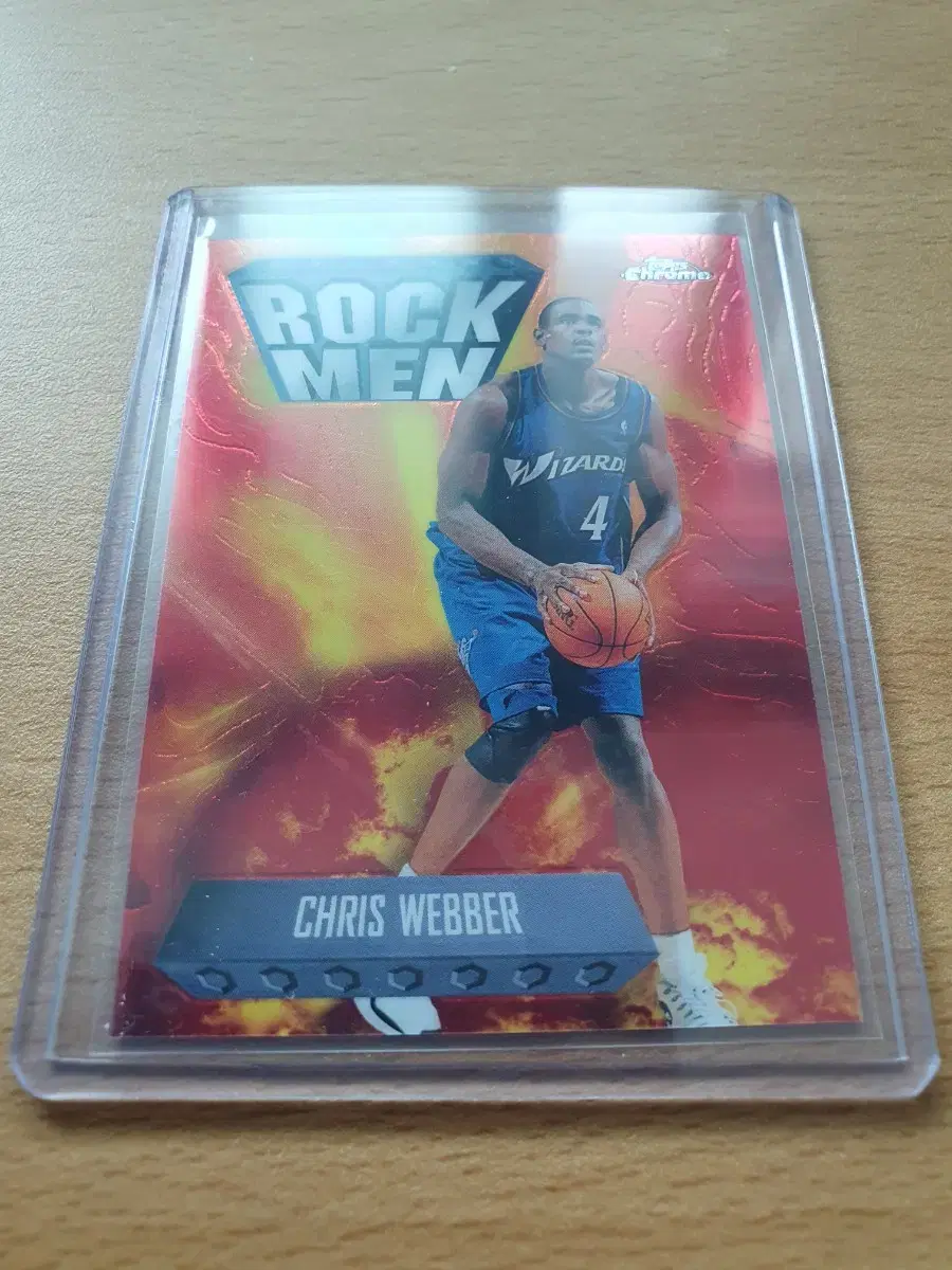 Nba 98-99 Topps Chrome Chris Webber Insert Card
