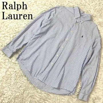 Ralph Lauren 랄프 로렌 체크 셔츠 블루 XL B312