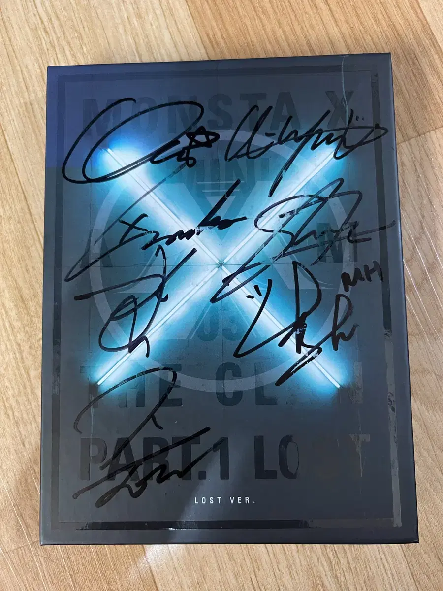 몬스타엑스 MONSTA X 친필 싸인 앨범