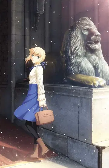 Fate 미쓰코시 세이버 포스터