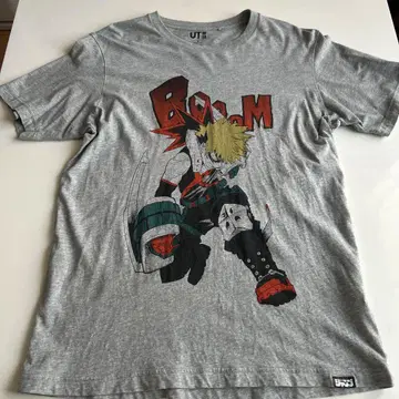 나의 히어로 아카데미아 바쿠고 카츠미 티셔츠 BOOM 히로아카